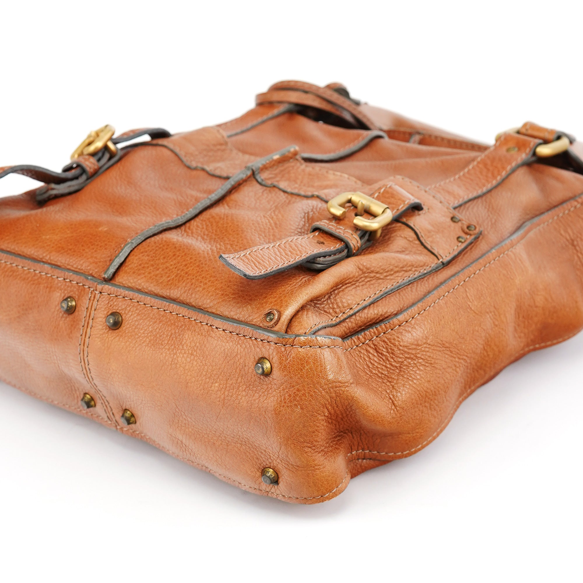 Brown Leather Paddington Tote Bag