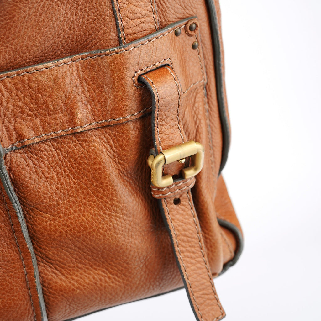 Brown Leather Paddington Tote Bag