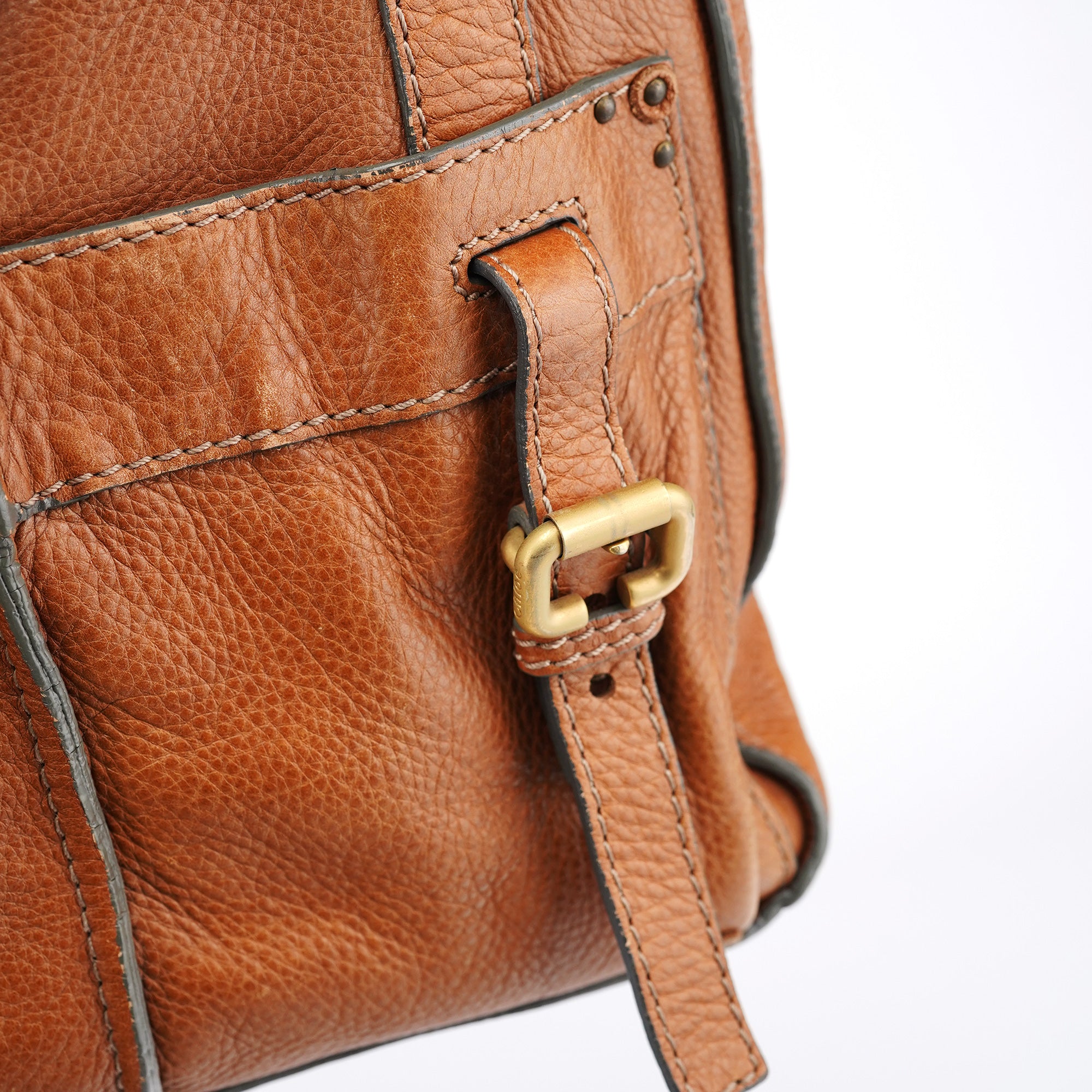 Brown Leather Paddington Tote Bag