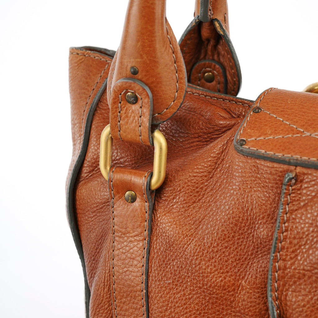 Brown Leather Paddington Tote Bag