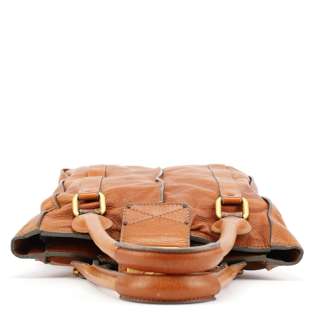 Brown Leather Paddington Tote Bag