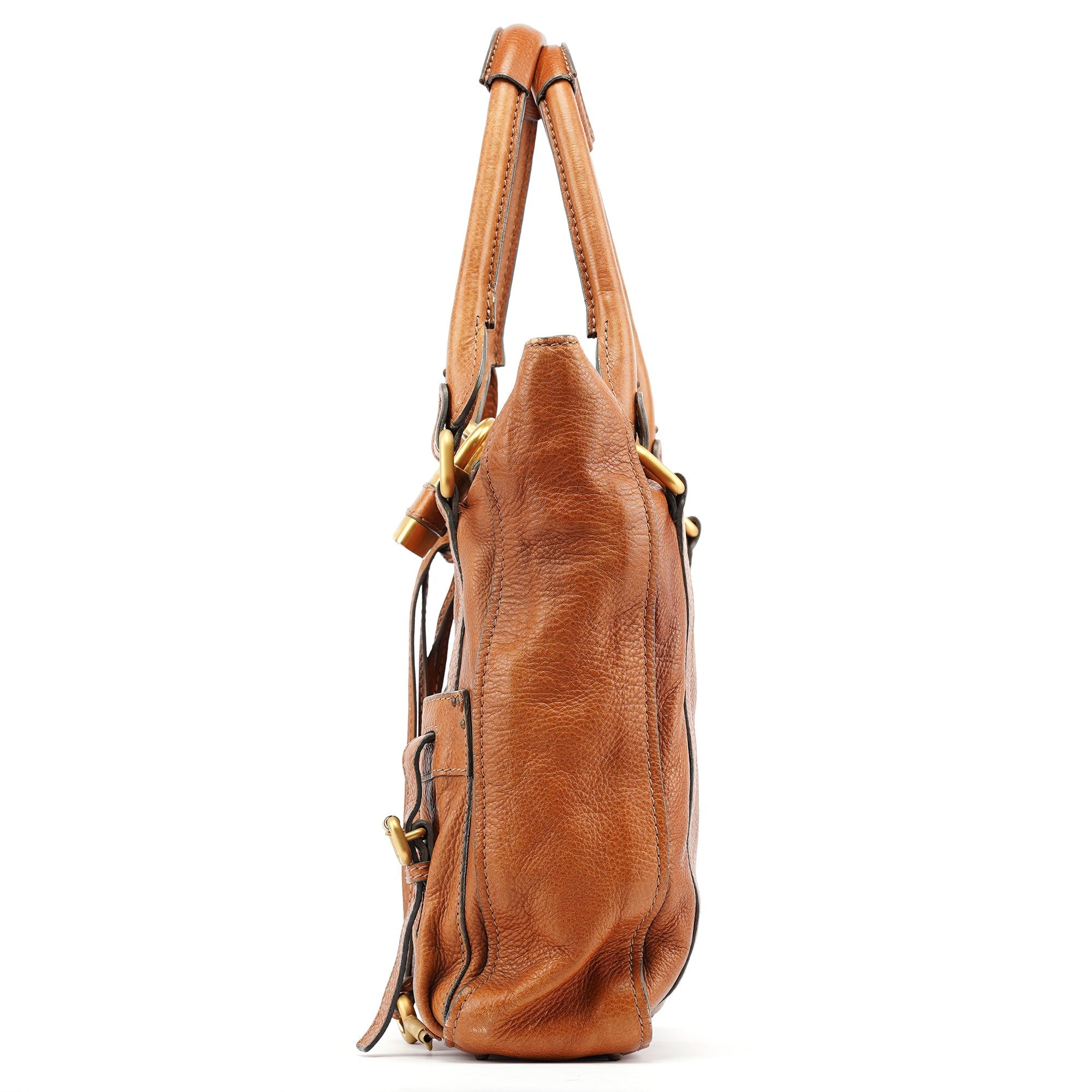 Brown Leather Paddington Tote Bag