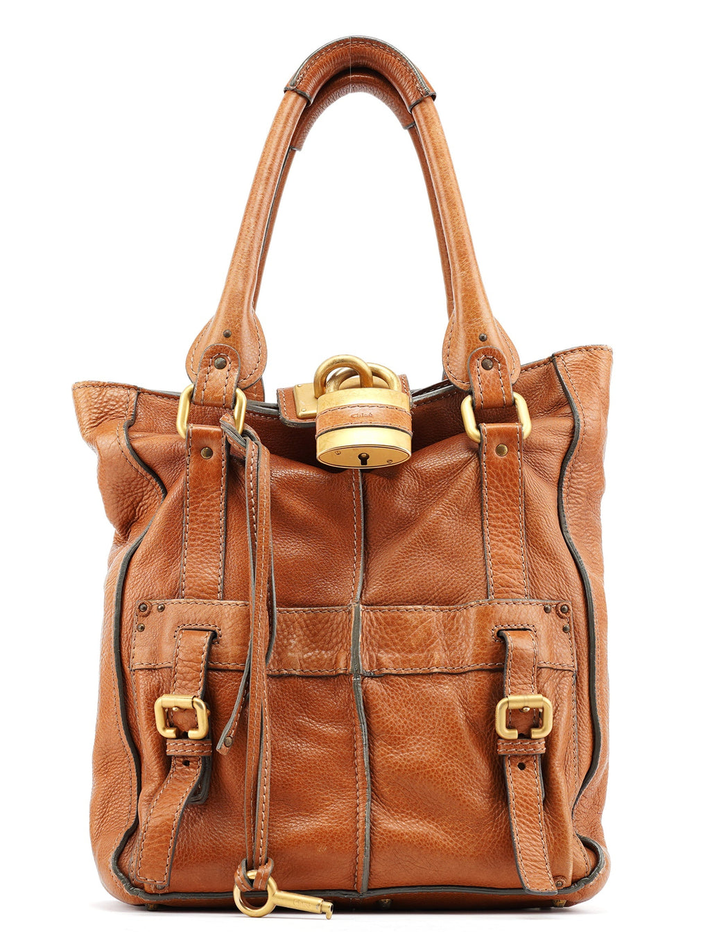 Brown Leather Paddington Tote Bag