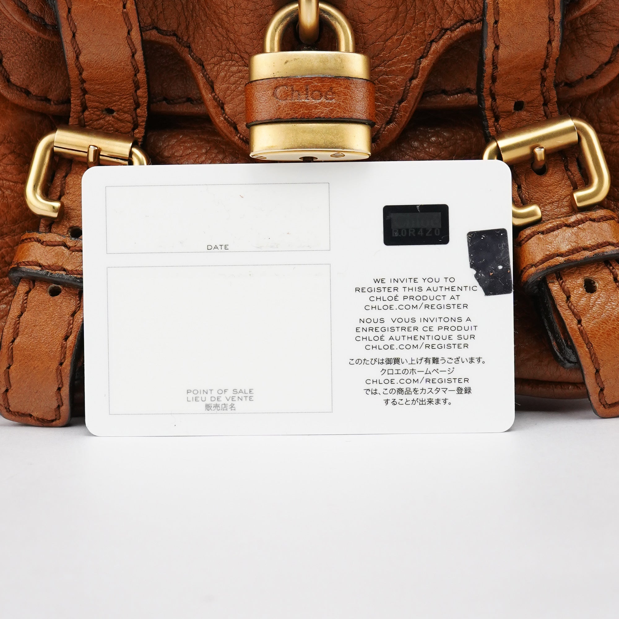 Brown Leather Paddington Tote Bag