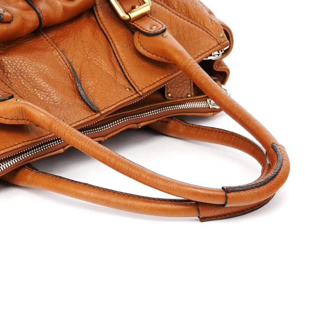 Brown Leather Paddington Tote Bag