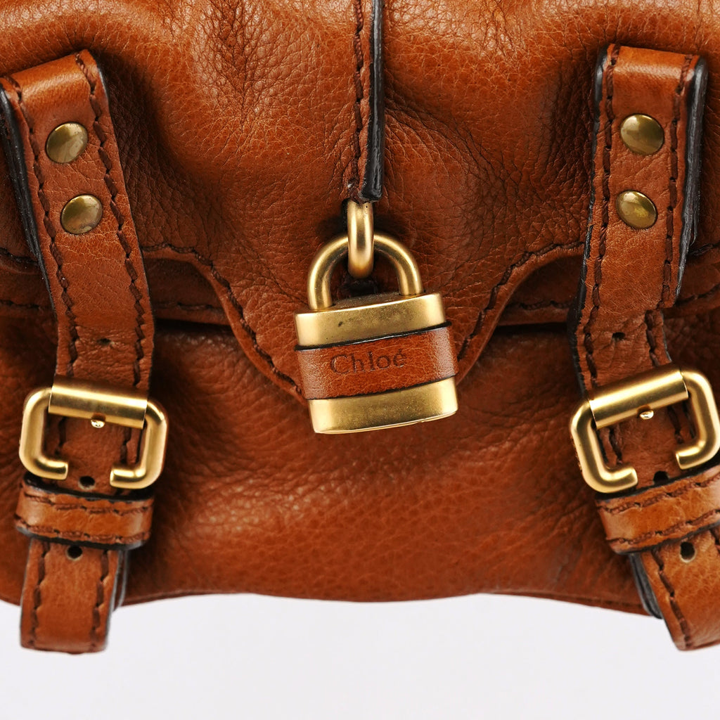 Brown Leather Paddington Tote Bag