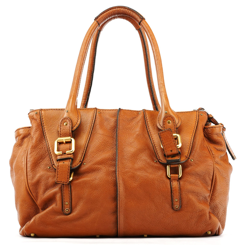Brown Leather Paddington Tote Bag