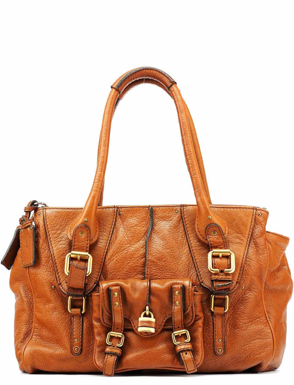Brown Leather Paddington Tote Bag