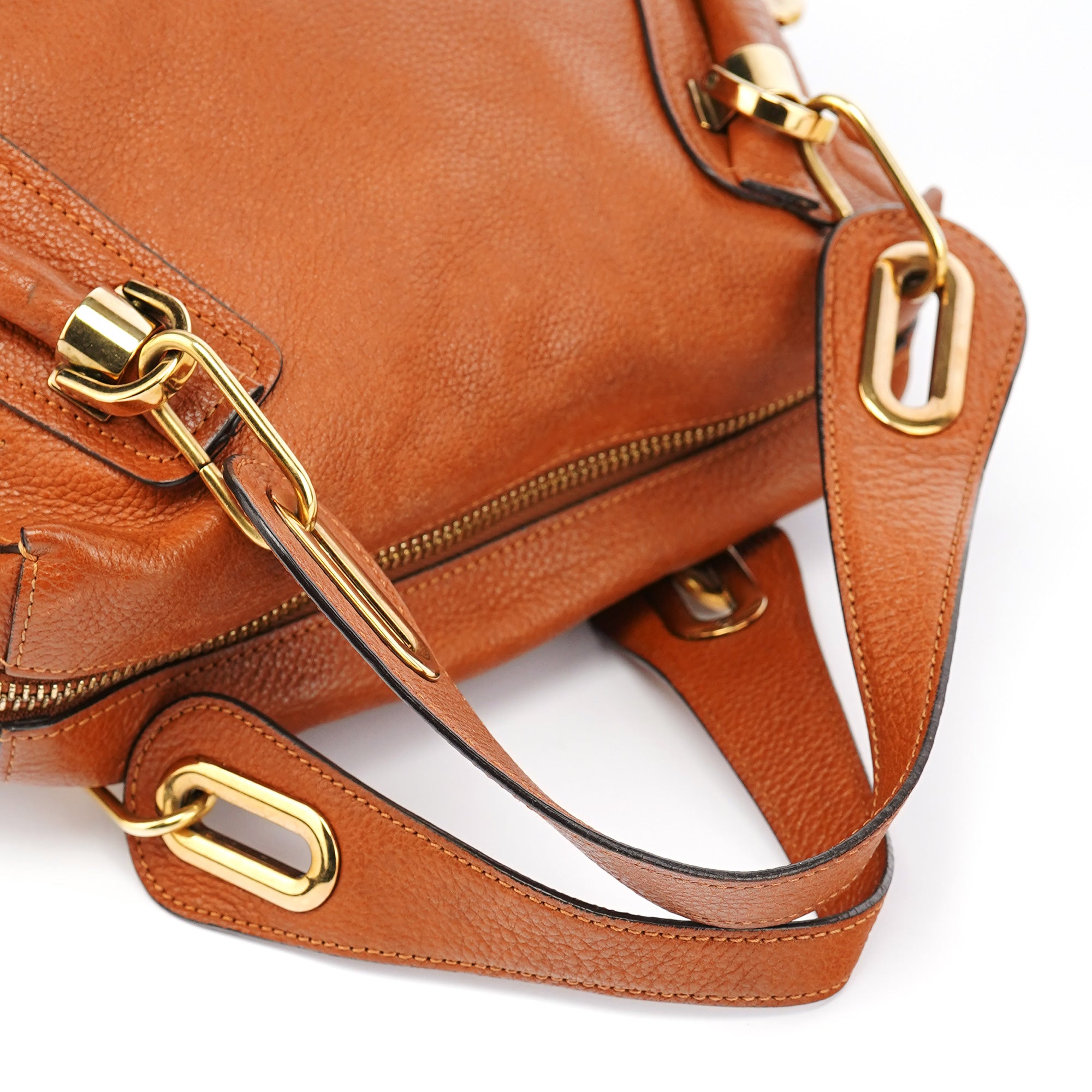 Brown Leather Paraty 2-Way Bag