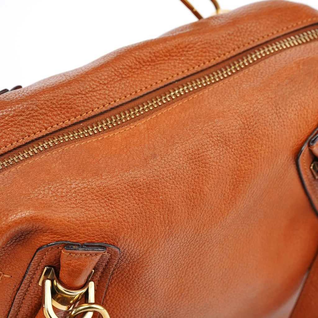 Brown Leather Paraty 2-Way Bag