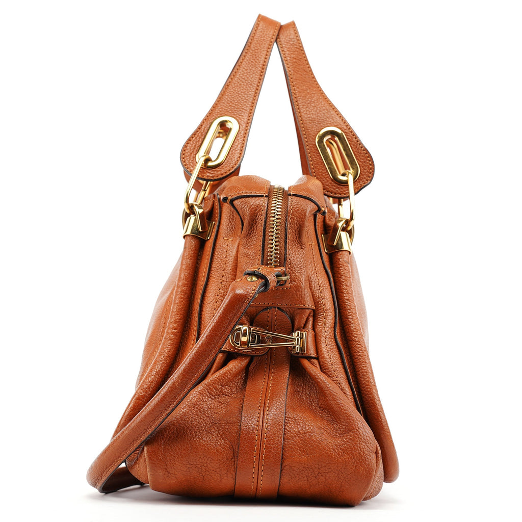 Brown Leather Paraty 2-Way Bag