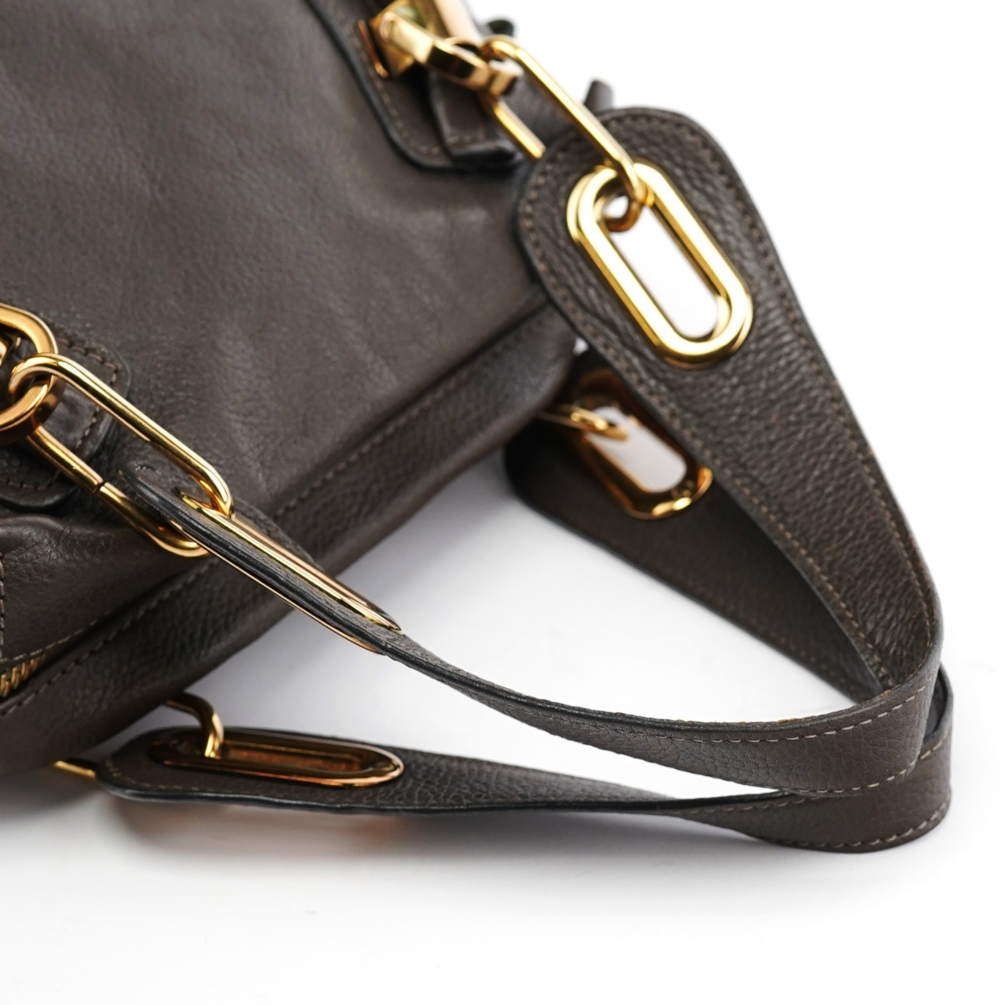 Brown Leather Paraty 2-Way Bag