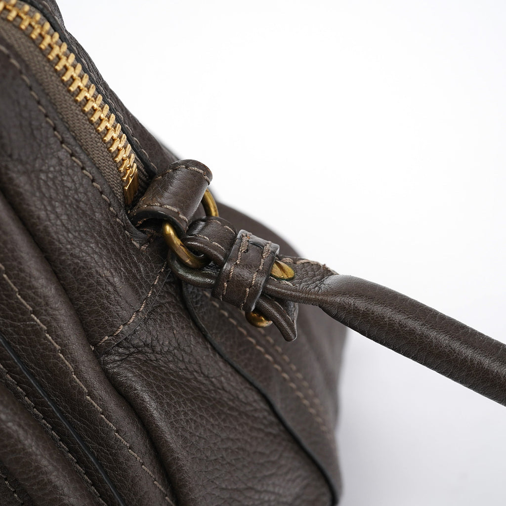 Brown Leather Paraty 2-Way Bag