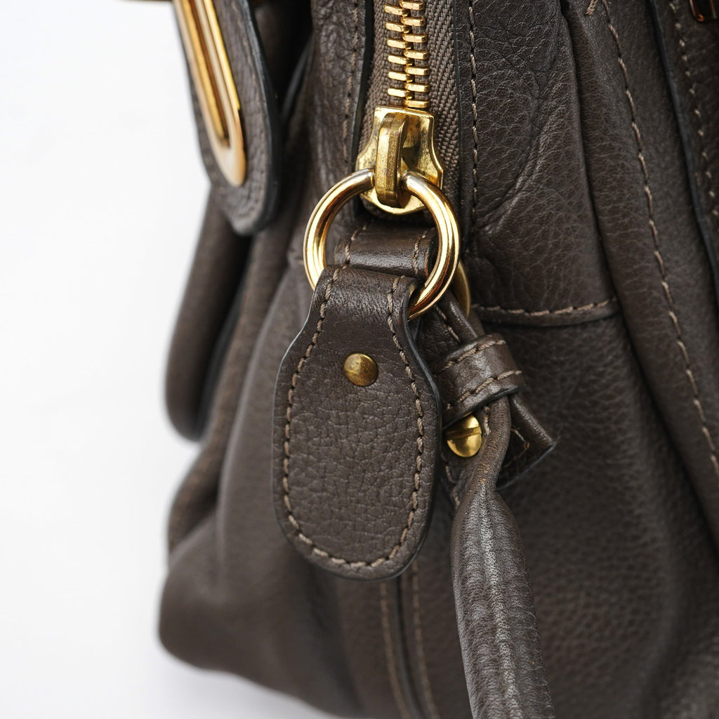 Brown Leather Paraty 2-Way Bag