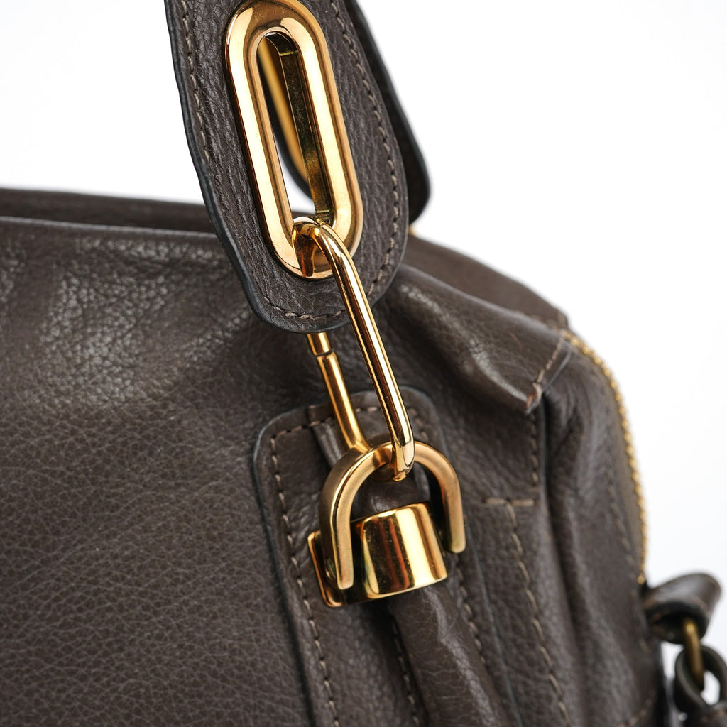 Brown Leather Paraty 2-Way Bag