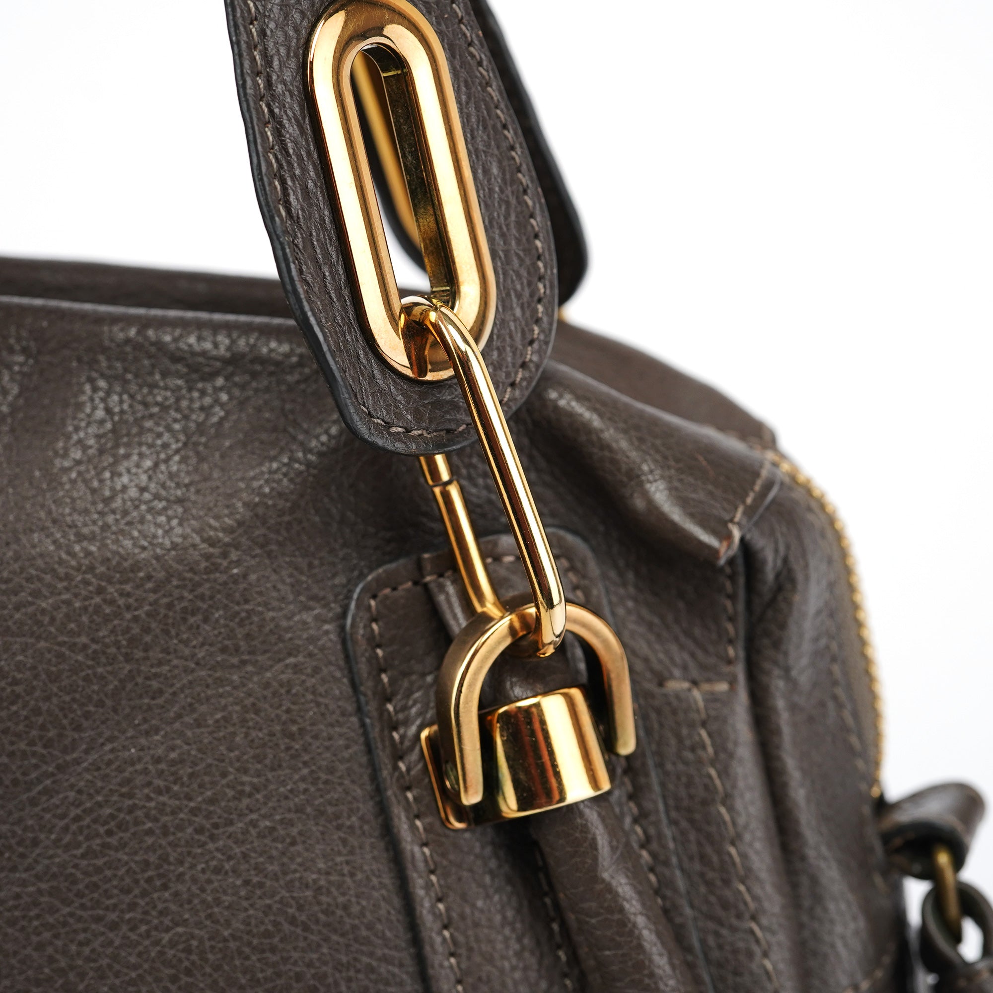 Brown Leather Paraty 2-Way Bag