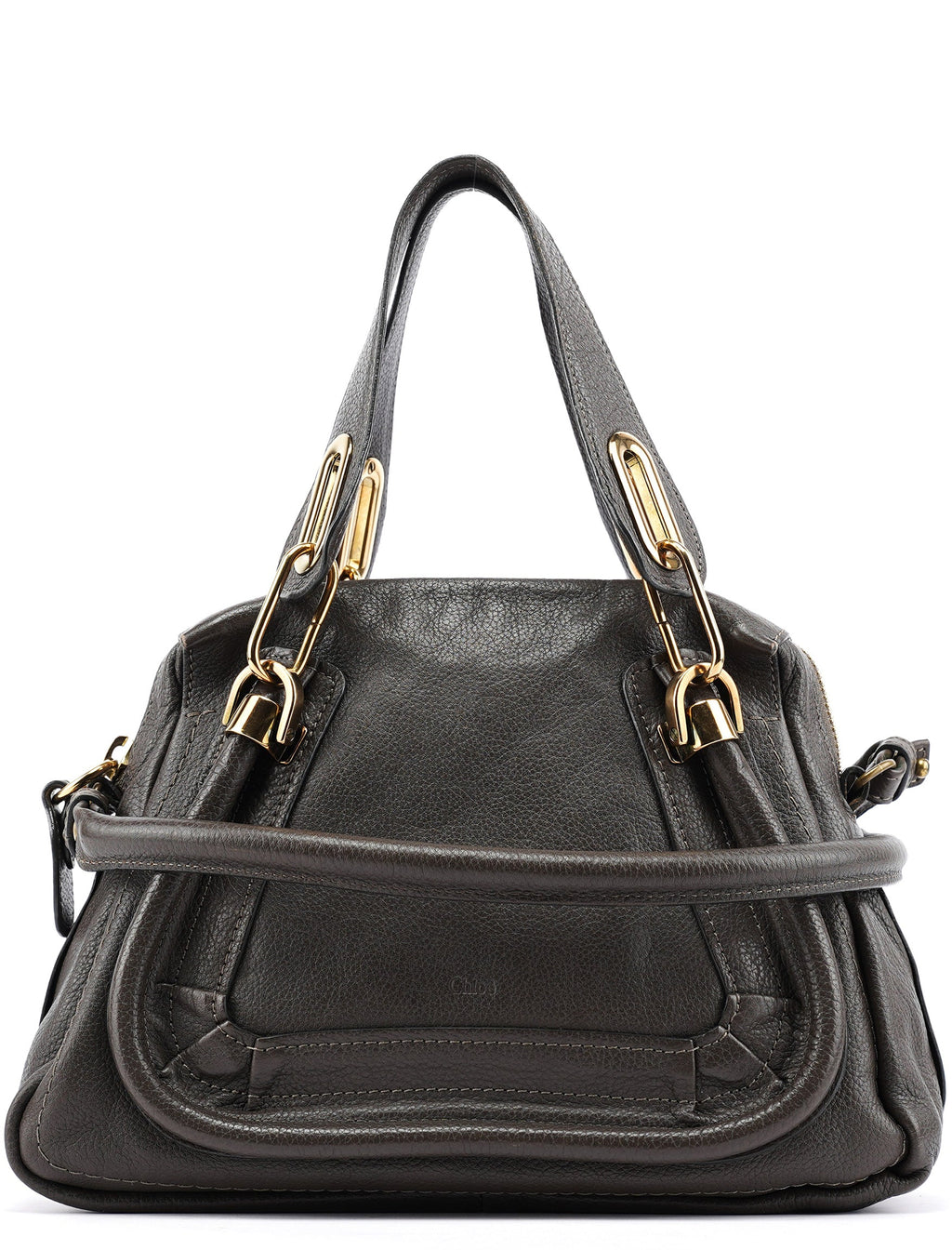 Brown Leather Paraty 2-Way Bag