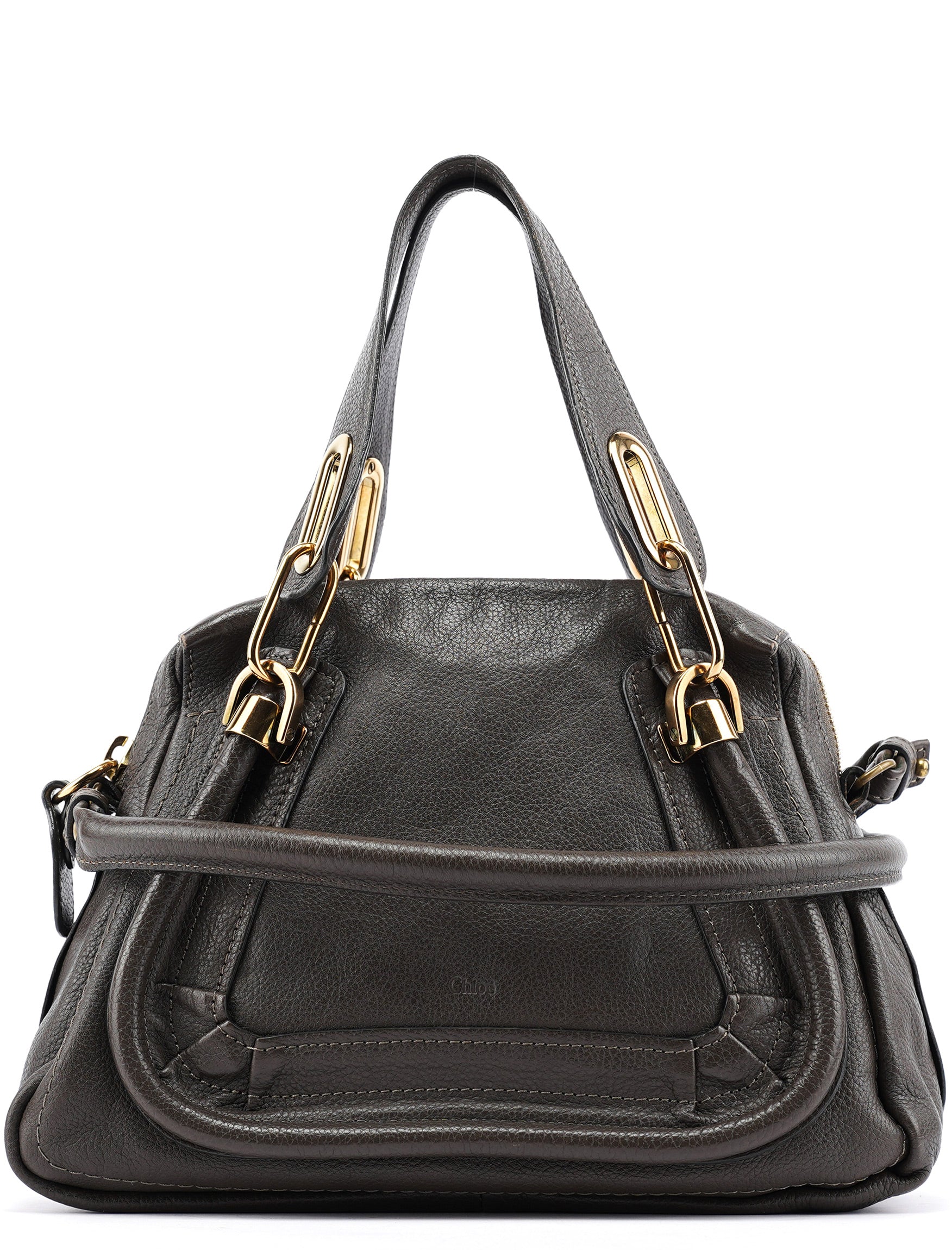 Brown Leather Paraty 2-Way Bag