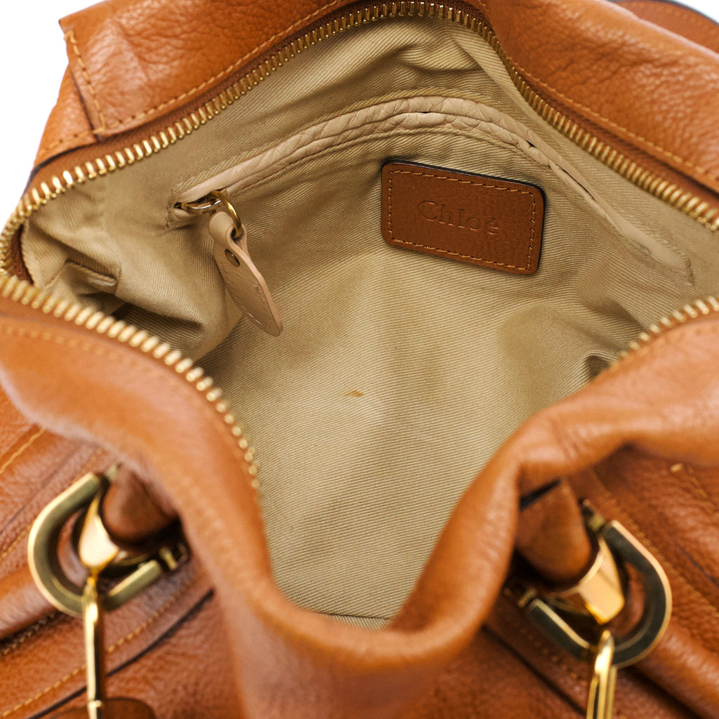 Brown Leather Paraty 2-Way Bag