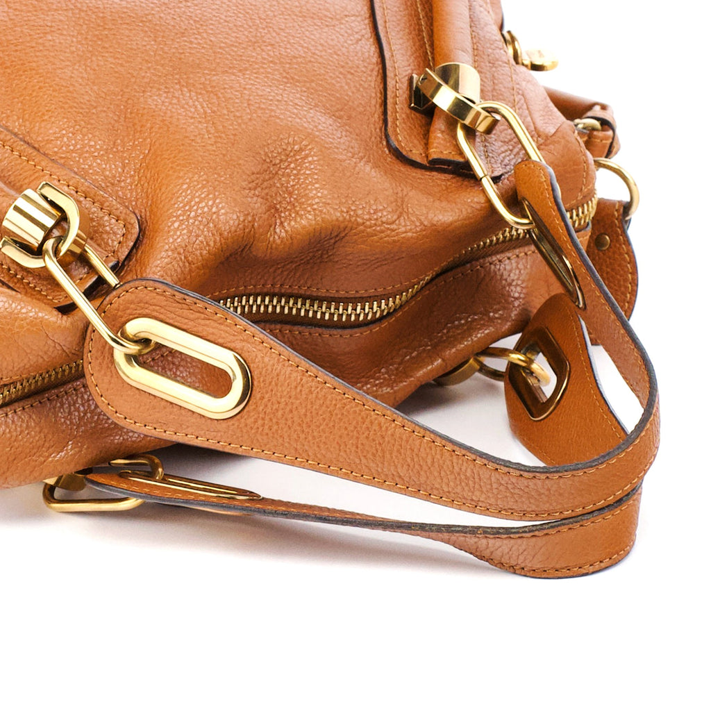 Brown Leather Paraty 2-Way Bag