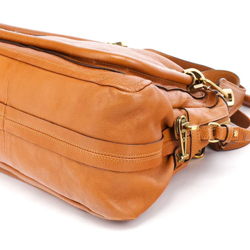 Brown Leather Paraty 2-Way Bag