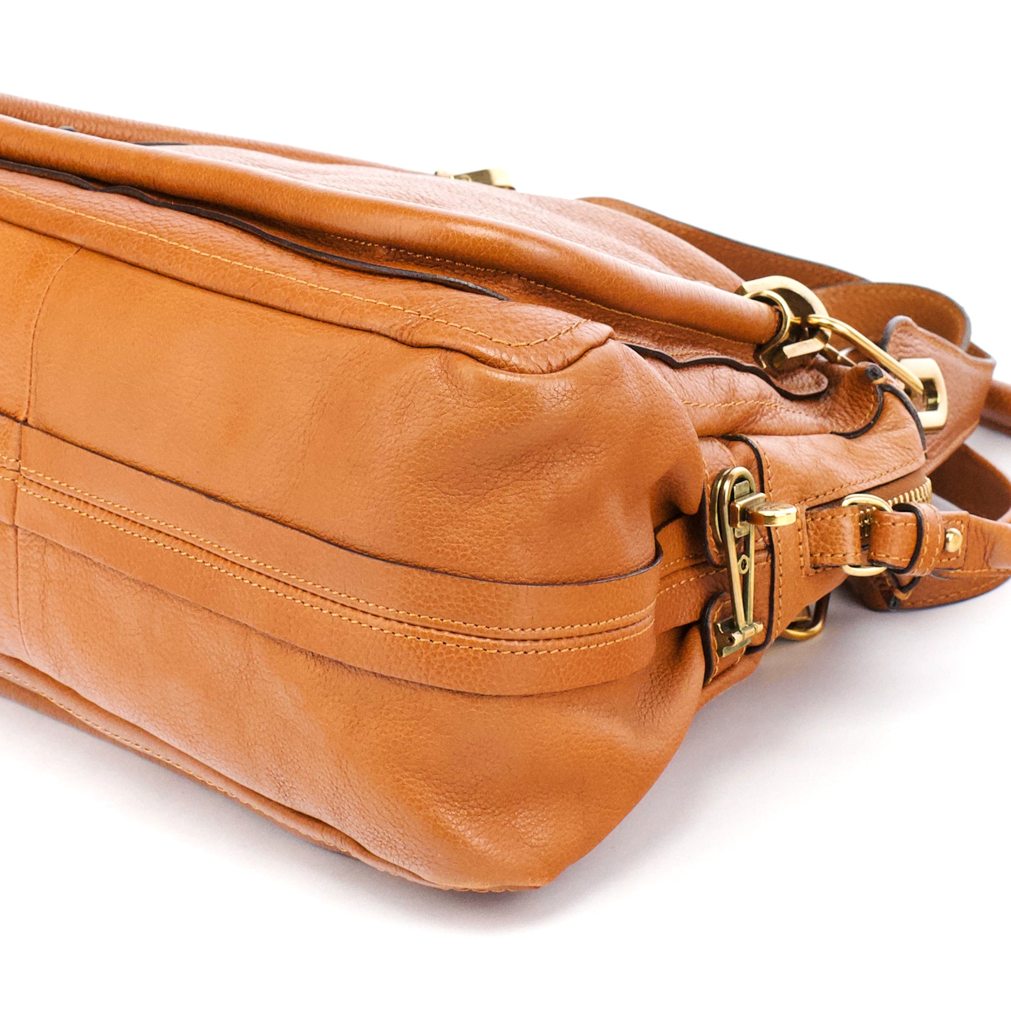 Brown Leather Paraty 2-Way Bag