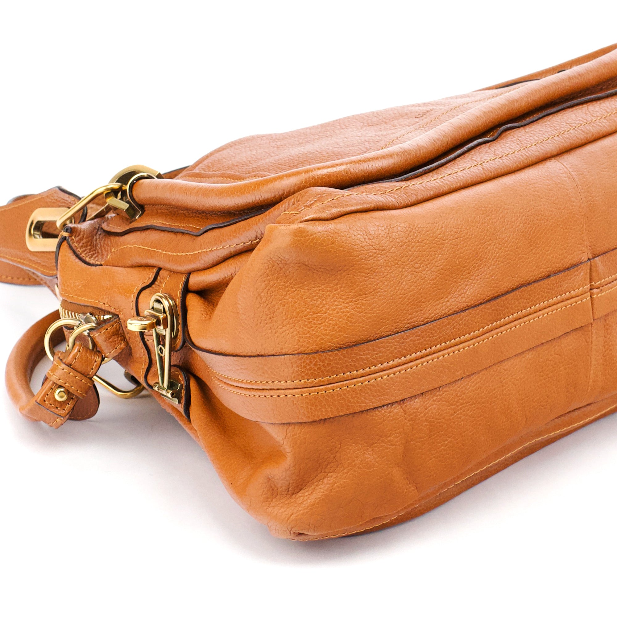 Brown Leather Paraty 2-Way Bag