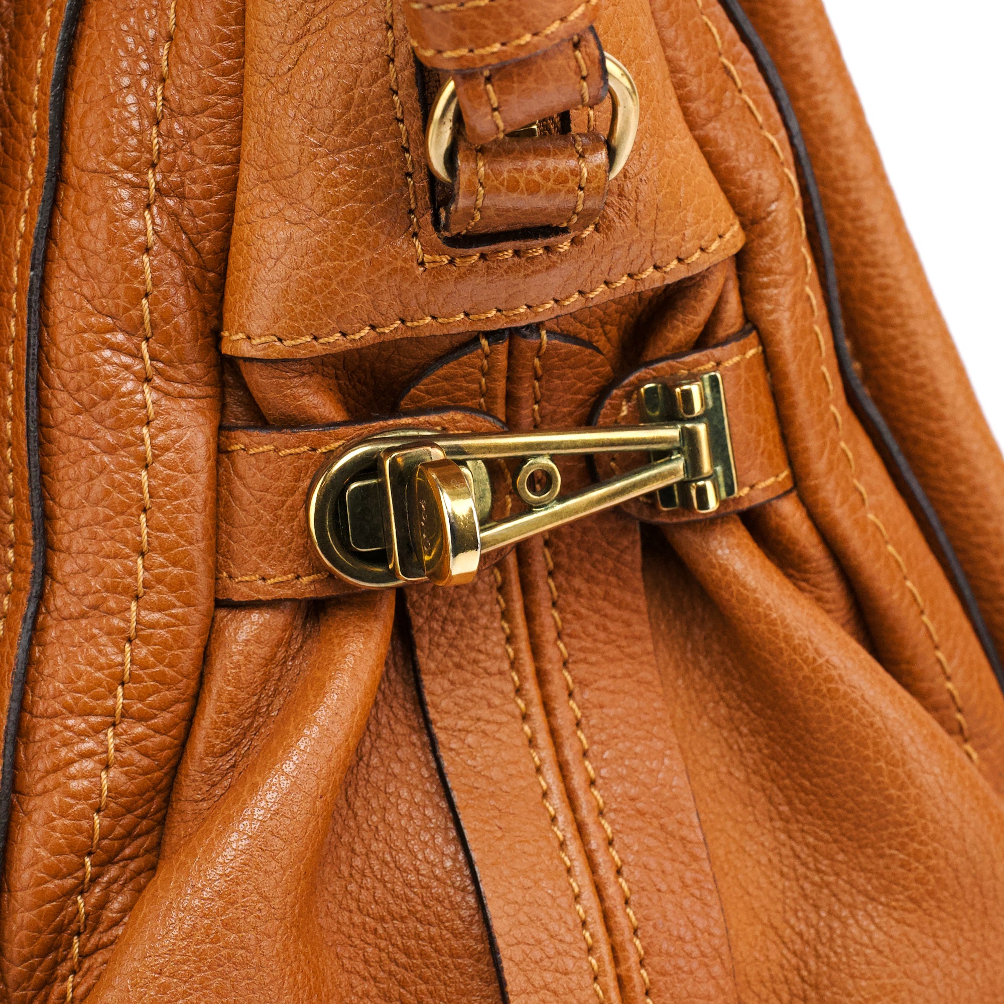 Brown Leather Paraty 2-Way Bag