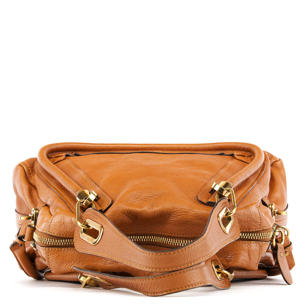 Brown Leather Paraty 2-Way Bag
