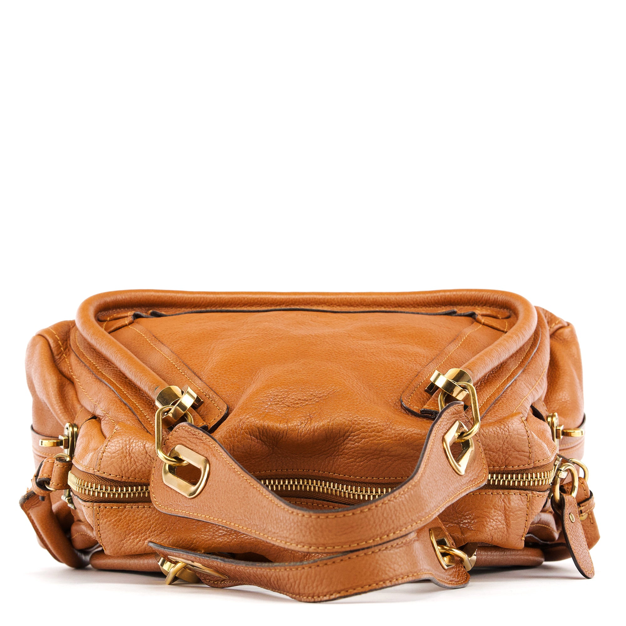Brown Leather Paraty 2-Way Bag