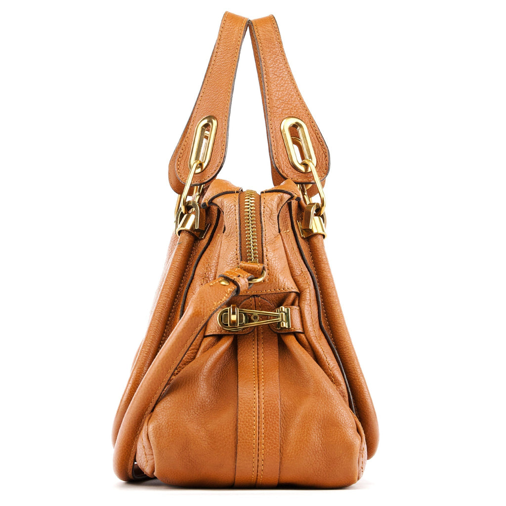 Brown Leather Paraty 2-Way Bag