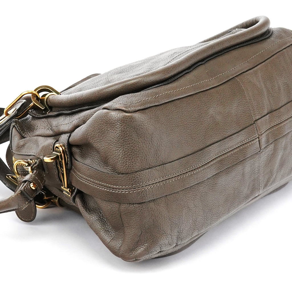 Brown Leather Paraty 2-Way Bag