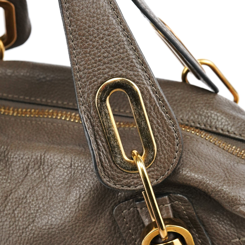Brown Leather Paraty 2-Way Bag
