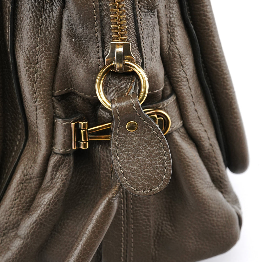 Brown Leather Paraty 2-Way Bag