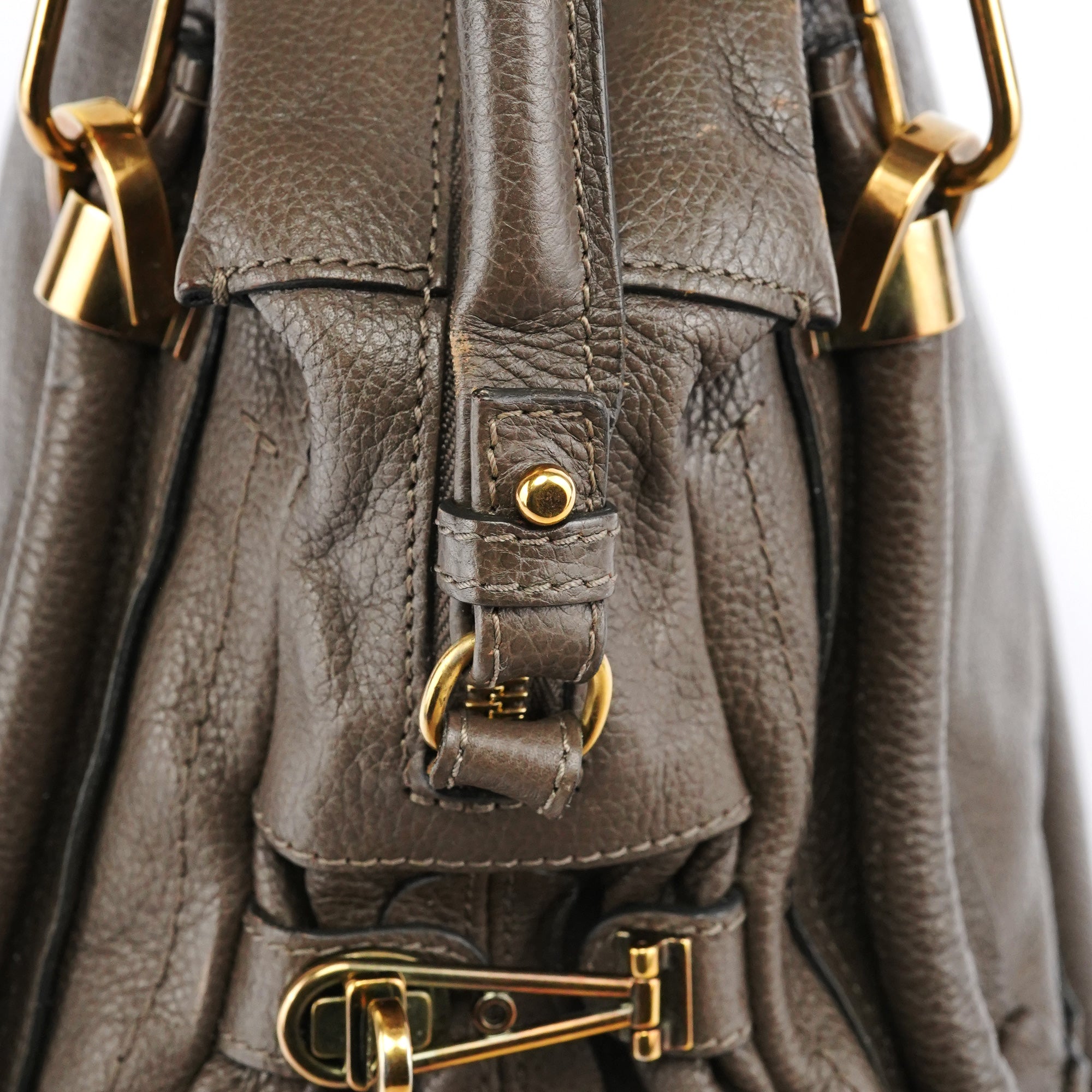 Brown Leather Paraty 2-Way Bag