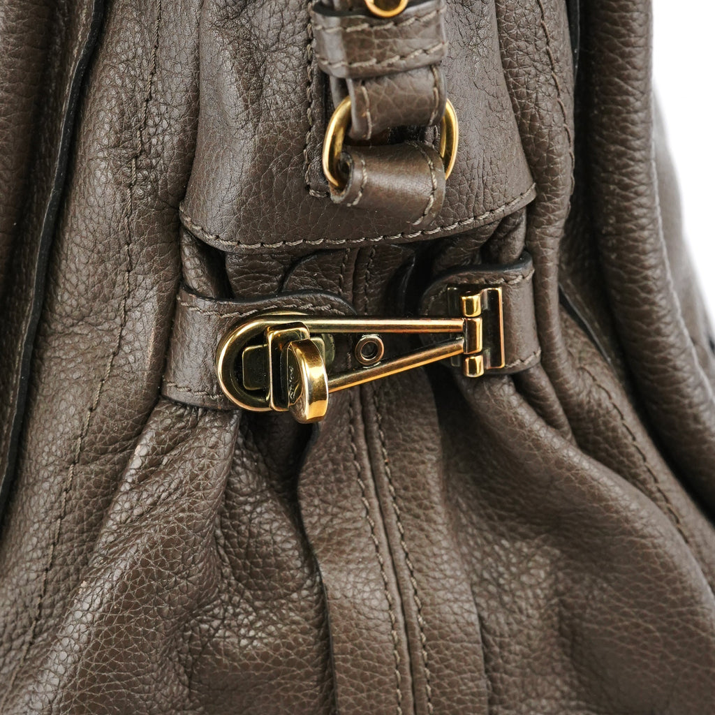 Brown Leather Paraty 2-Way Bag