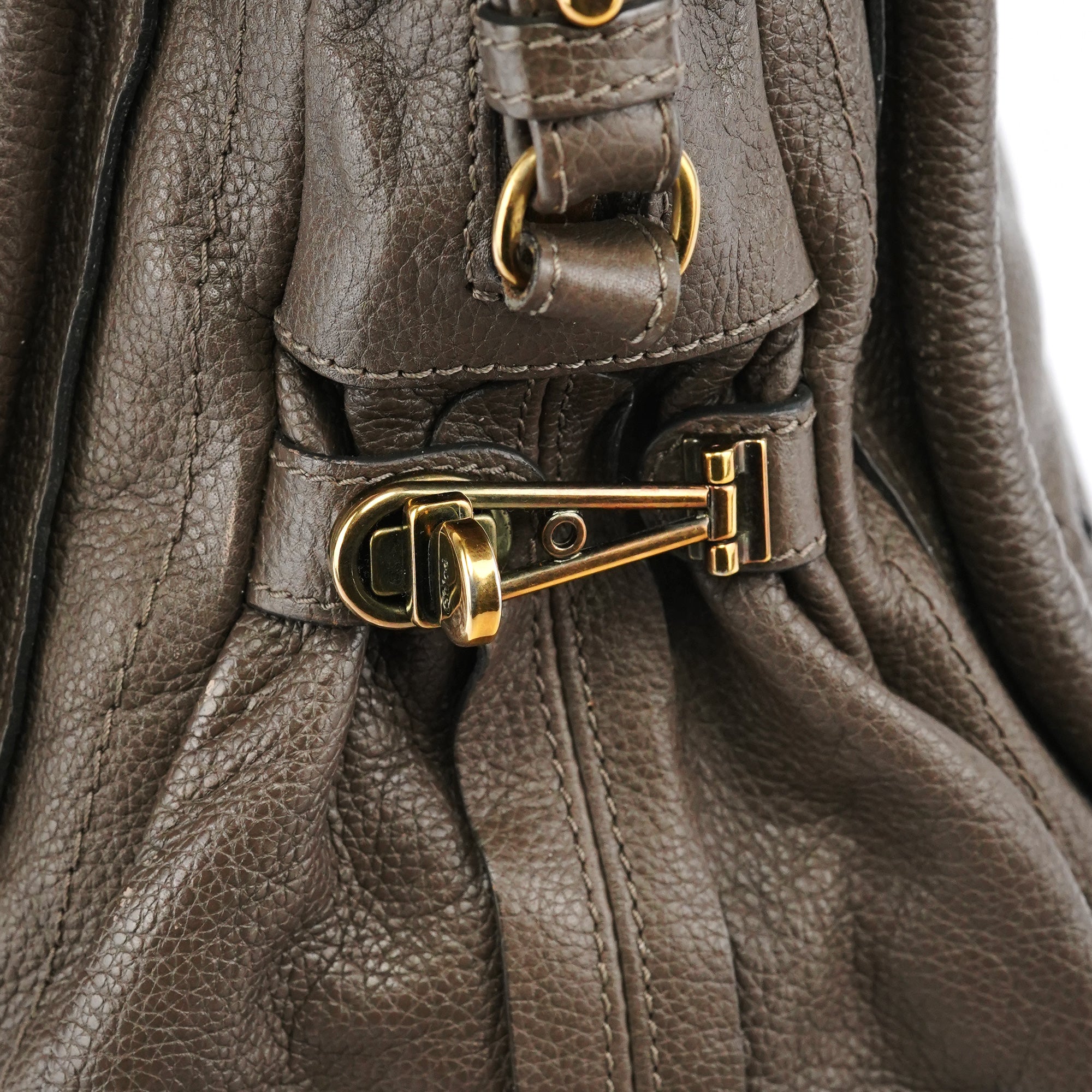 Brown Leather Paraty 2-Way Bag