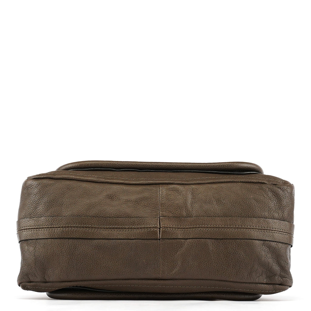 Brown Leather Paraty 2-Way Bag