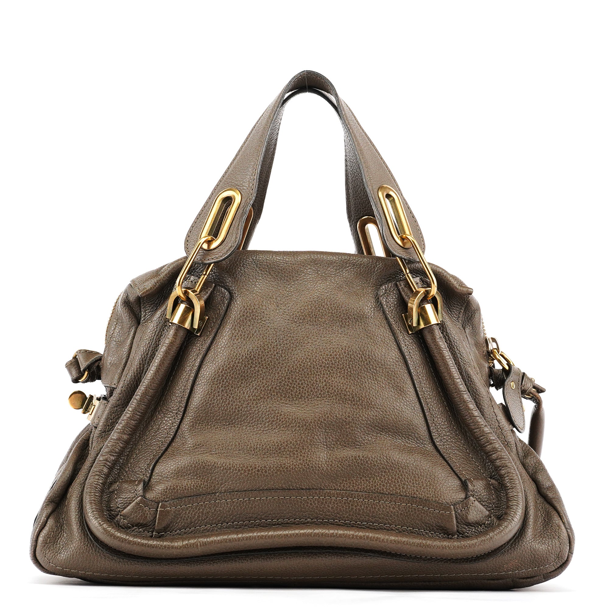 Brown Leather Paraty 2-Way Bag