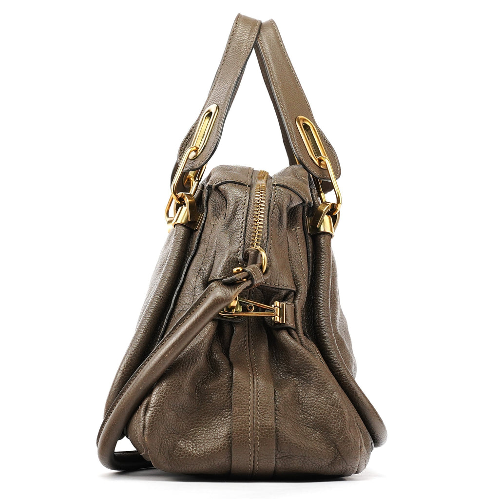 Brown Leather Paraty 2-Way Bag