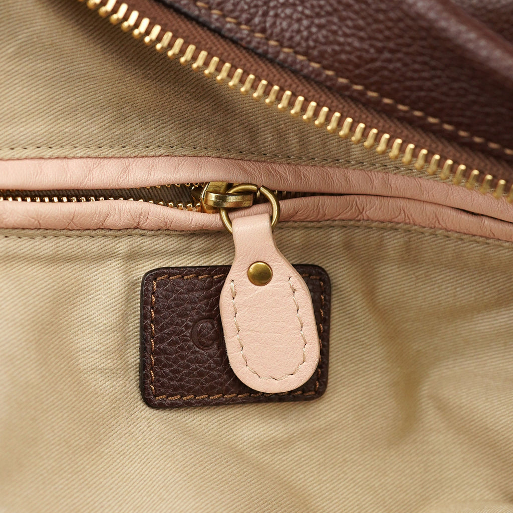 Brown Leather Paraty 2-Way Shoulder Bag