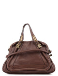 Brown Leather Paraty 2-Way Shoulder Bag