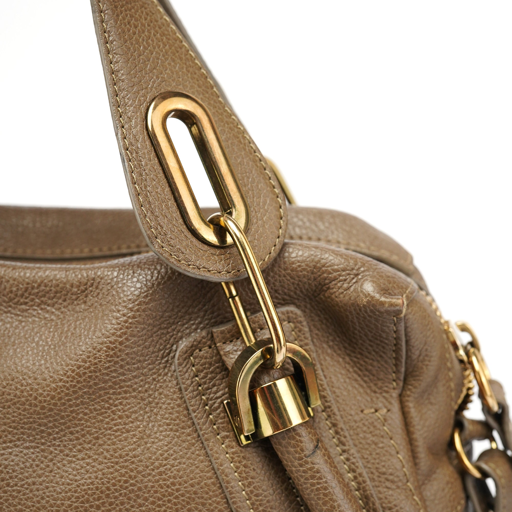 Brown Leather Paraty 2-Way Shoulder Bag
