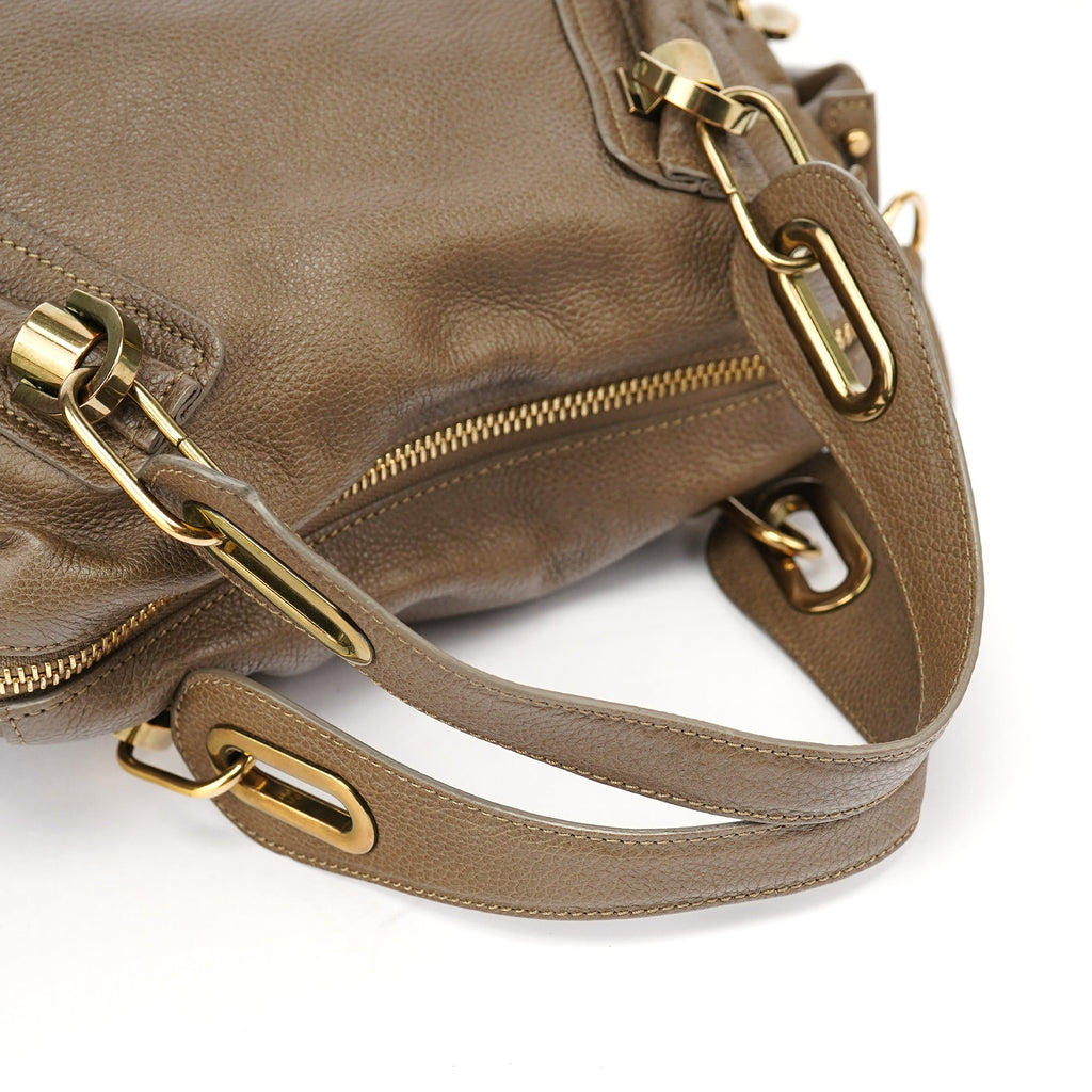 Brown Leather Paraty 2-Way Shoulder Bag