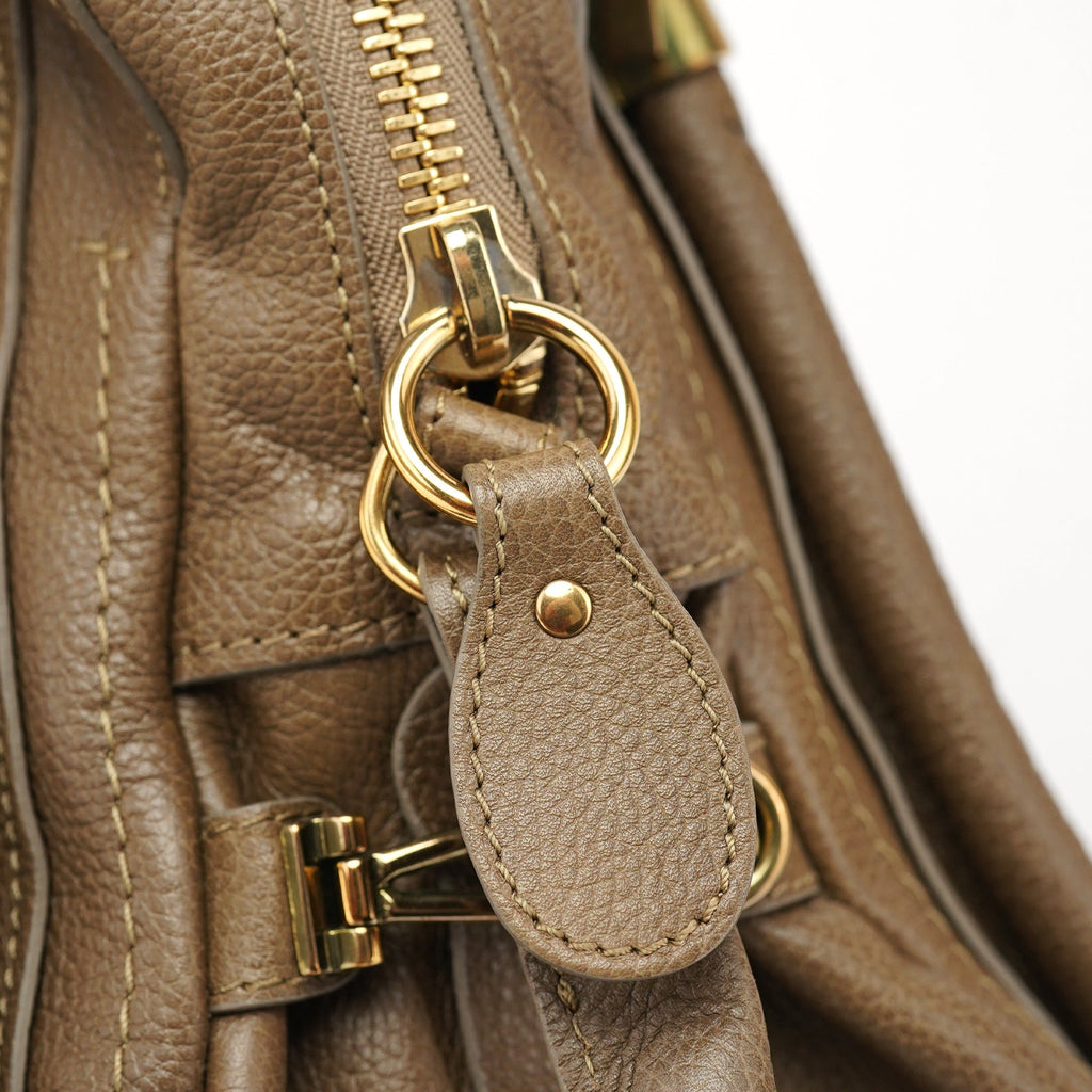 Brown Leather Paraty 2-Way Shoulder Bag
