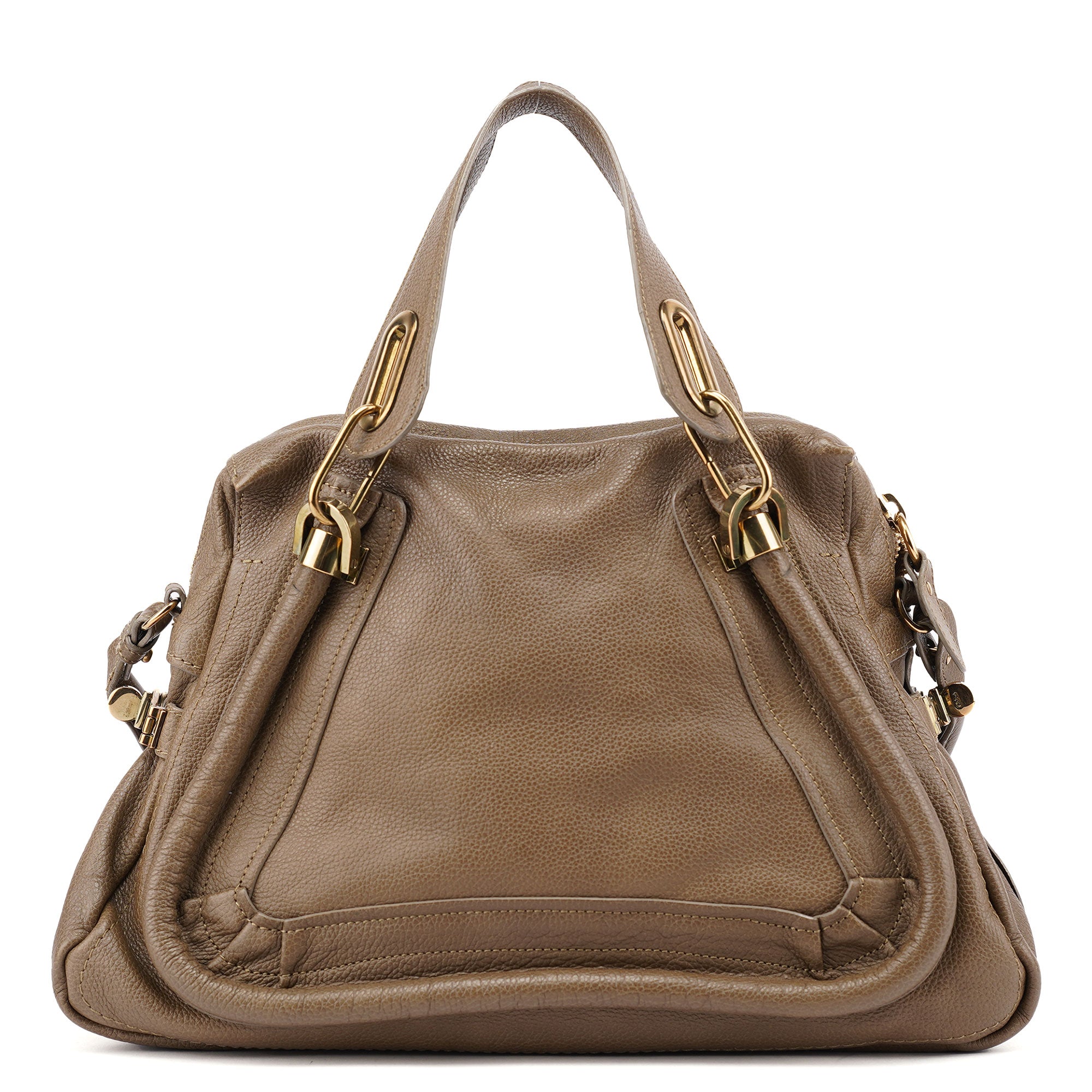 Brown Leather Paraty 2-Way Shoulder Bag