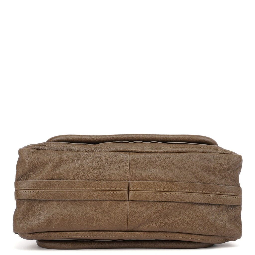 Brown Leather Paraty 2-Way Shoulder Bag