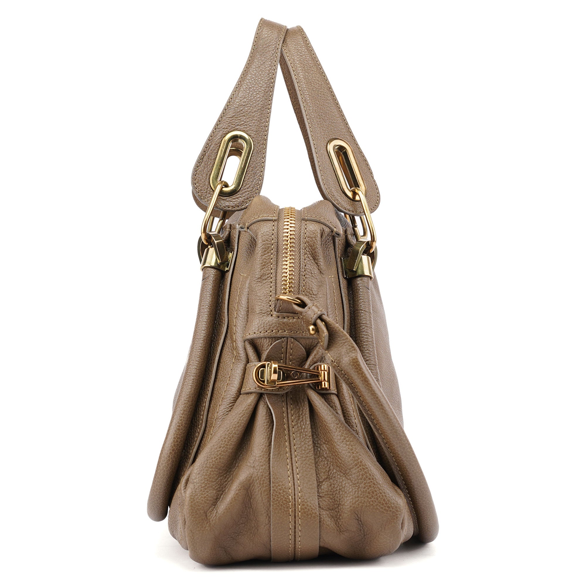 Brown Leather Paraty 2-Way Shoulder Bag