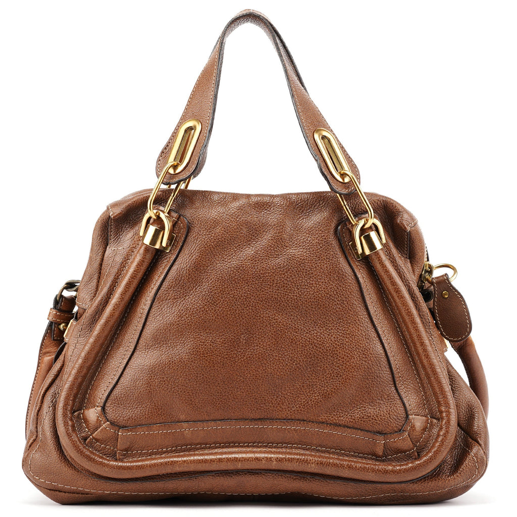 Brown Leather Paraty 2-Way Shoulder Bag