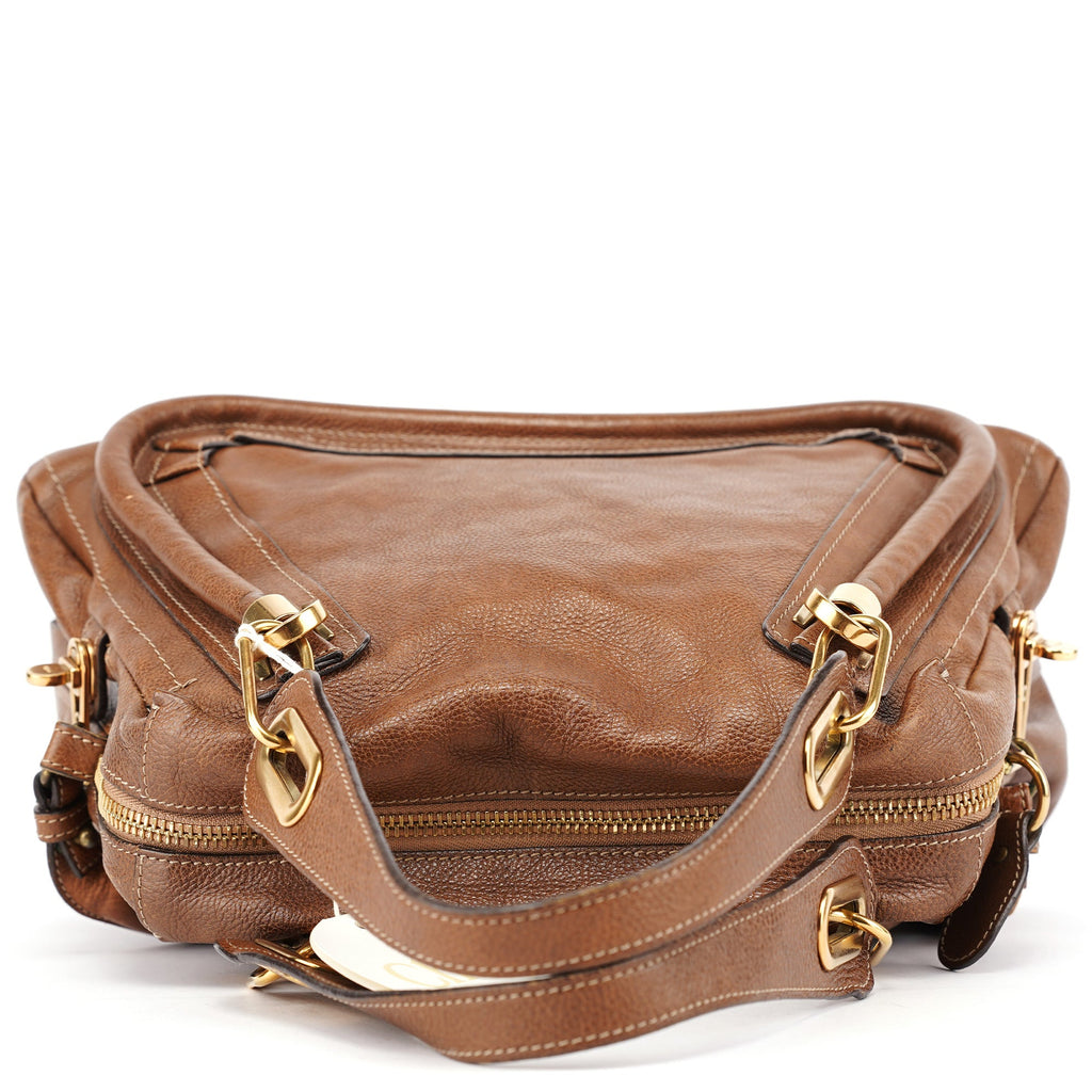 Brown Leather Paraty 2-Way Shoulder Bag